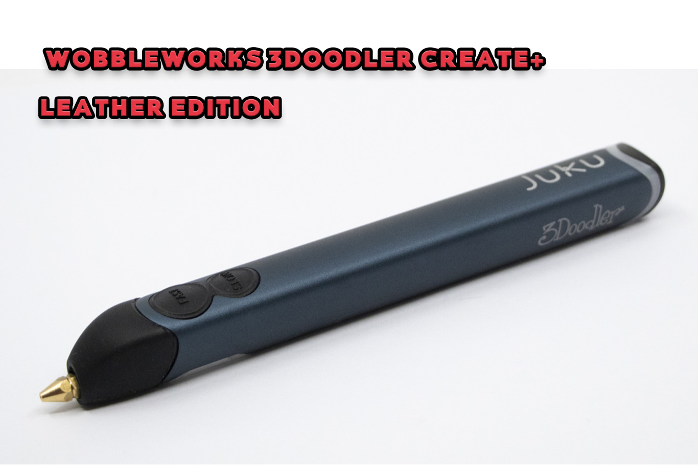 قلم سه بعدی WobbleWorks 3Doodler Create+ Leather Edition
